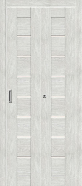 Дверь складная Эко Шпон Браво-22 Bianco Veralinga