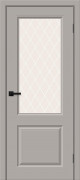 Межкомнатная дверь винил Скинни 13 Grey Pro 