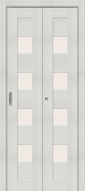 Дверь складная Эко Шпон Браво-23 Bianco Veralinga