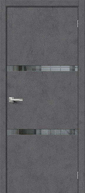 Межкомнатная дверь Эко Шпон Браво-2.55 Slate Art