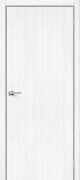 Межкомнатная дверь Эко Шпон Браво-0 Snow Melinga