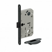 Замок межкомнатный P-3-CL МатЧерный Замок межкомнатный P-3-CL МатЧерный