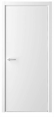 Межкомнатная дверь эмаль Стиль Флэт Белый 