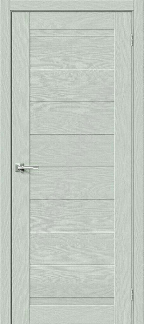 Межкомнатная дверь Эко Шпон Браво-21 Grey Wood