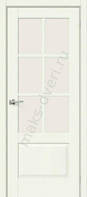 Межкомнатная дверь Эко Шпон Прима-13.0.1 White Wood