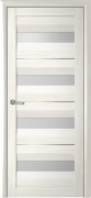 Межкомнатная дверь Эко Шпон Барселона Белый кипарис со стеклом Межкомнатная дверь Эко Шпон Барселона Белый кипарис со стеклом