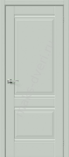 Межкомнатная дверь эмалит Прима-2 Grey Matt