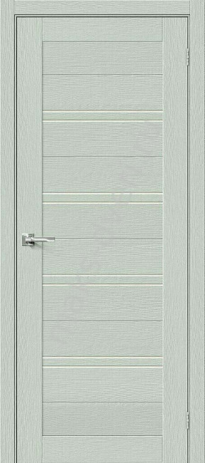 Межкомнатная дверь Эко Шпон Браво-28 Grey Wood