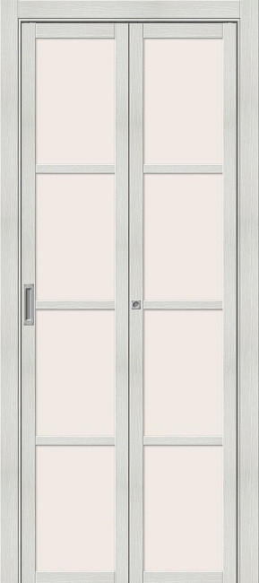 Дверь складная Эко Шпон Твигги 11.3 Bianco Veralinga