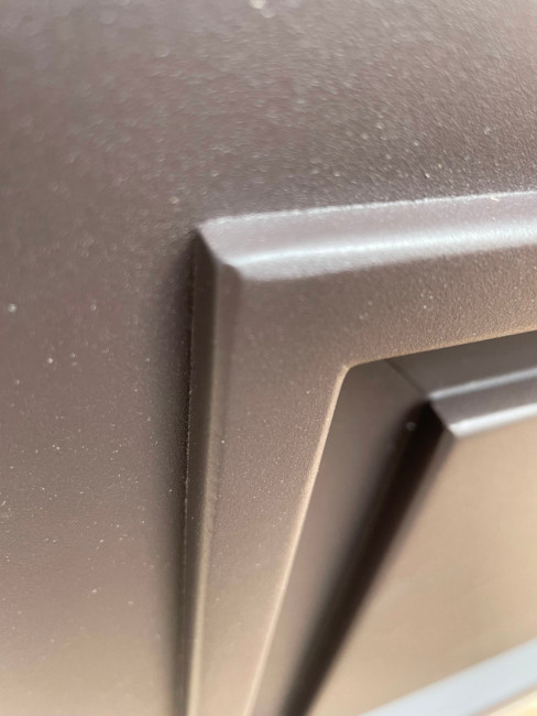 Входная дверь Термо Аляска с оконом RAL 8019