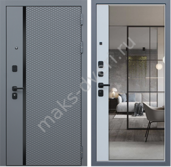 Входная дверь Манчестер с зеркалом Входная дверь Манчестер с зеркалом