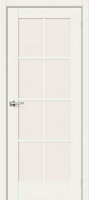 Межкомнатная дверь хард флекс Прима-11.1 White Mix