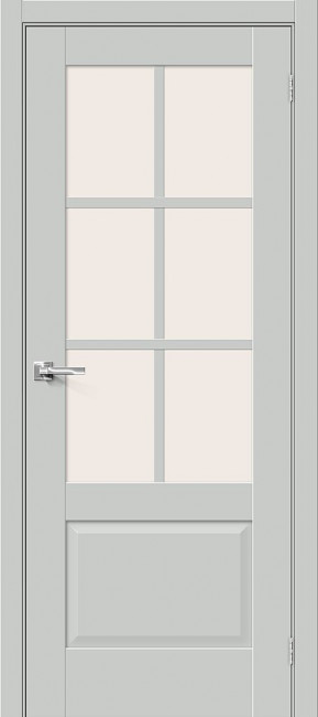 Межкомнатная дверь из ПЭТ Прима 13.01 Grey Silk