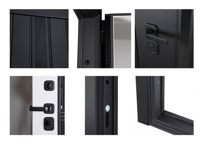 Входная дверь Solana с зеркалом