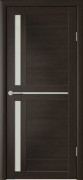 Межкомнатная дверь Эко Шпон Кельн Темный кипарис со стеклом Межкомнатная дверь Эко Шпон Кельн Темный кипарис со стеклом