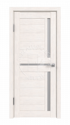 Межкомнатная дверь Эко Шпон Мирра Белая Лиственница