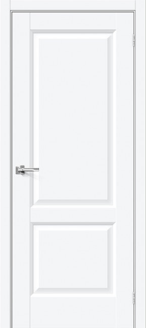 Межкомнатная дверь из ПЭТ Неоклассик 32 White Silk