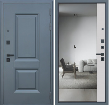 Входная дверь Ювентус Капучино зеркало Входная дверь Ювентус Капучино зеркало