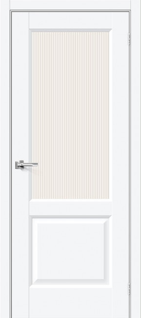 Межкомнатная дверь из ПЭТ Неоклассик 33 White Silk