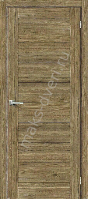 Межкомнатная дверь Эко Шпон Браво-21 Original Oak
